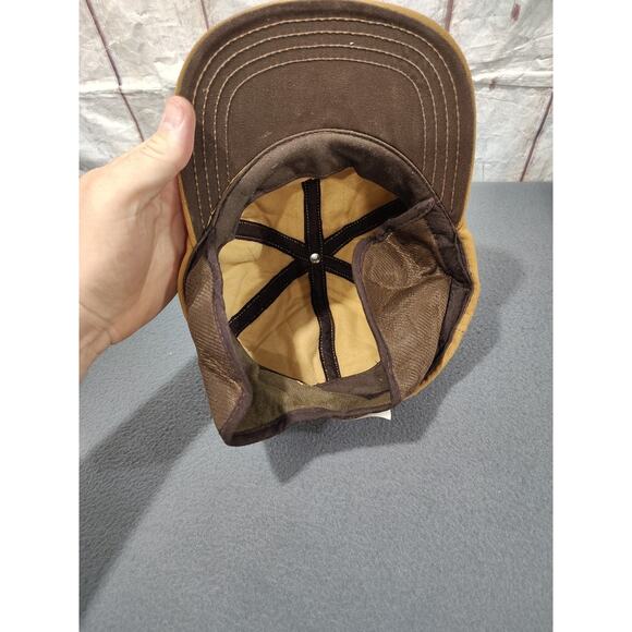 Vintage Winter Duck Cap Brown Made In USA Size M Earflaps - Picture 6 of 6